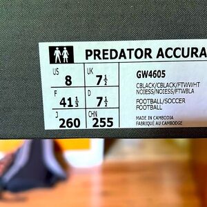 Adidas predator accuracy .4